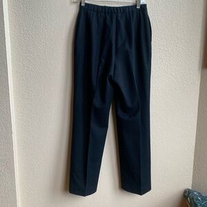 Vintage 80’s warm black Pendleton wool flannel slacks pants 8P women’s